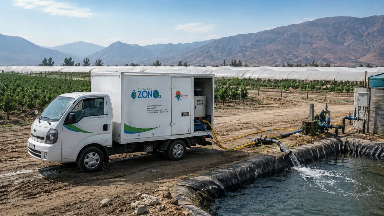 Asesoría técnica agrícola revisando cultivo, suelo y agua